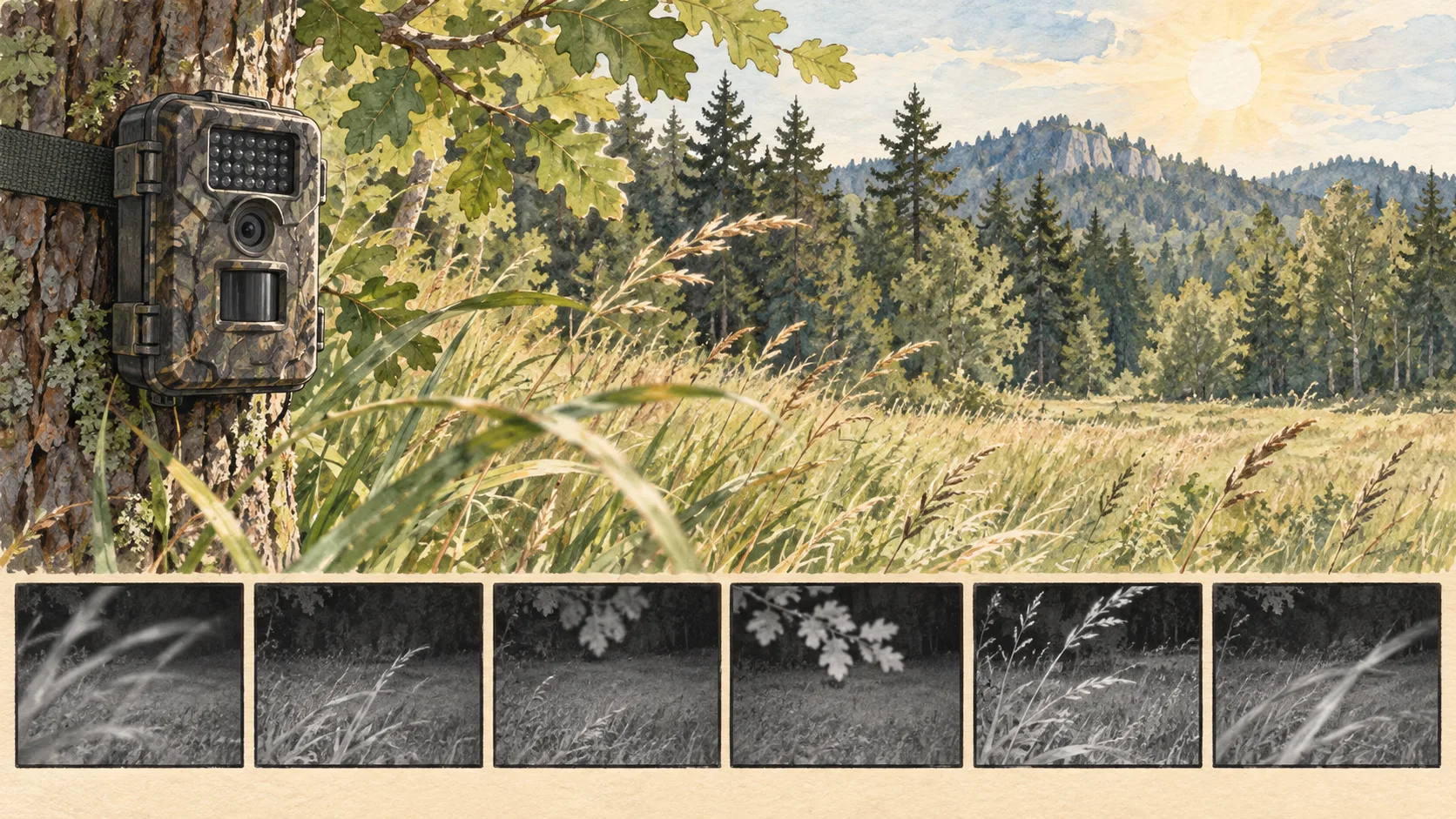 Gezeichnete Feldjournal-Illustration zum Artikel probleme – fehlausloesungen.